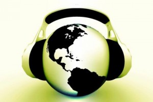 Podcasting-globe